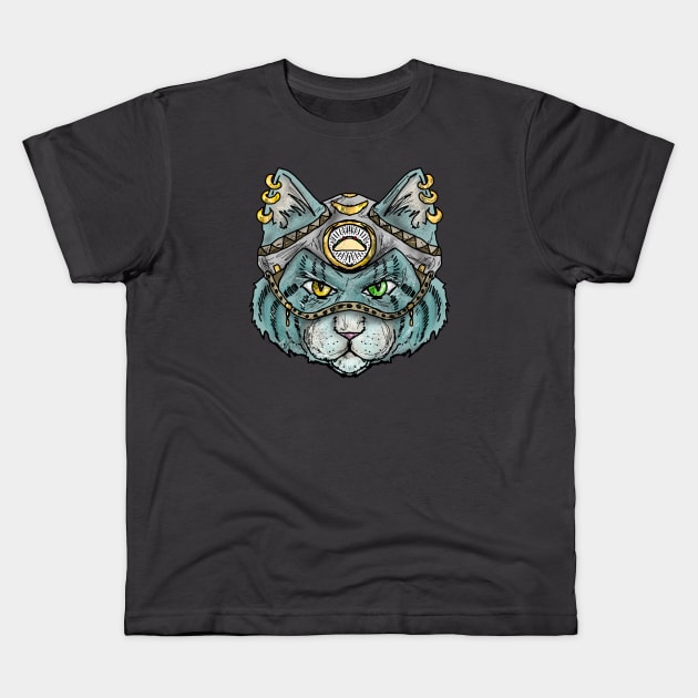 TACO CAT Kids T-Shirt by Fuzzyjoseph